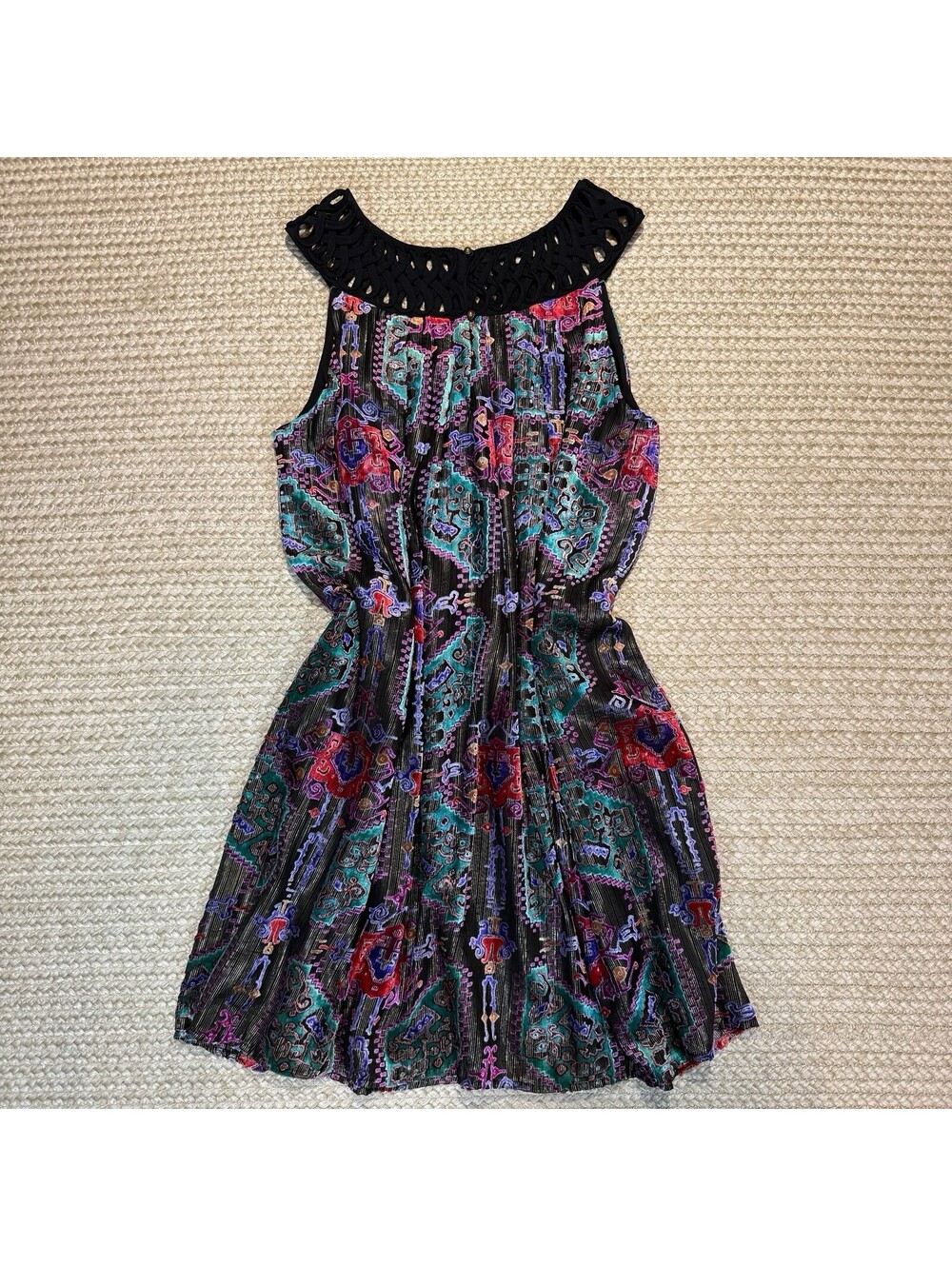 Moulinette Soeurs Anthropologie Women’s M Multicolored Mini Dress Y2K Vintage